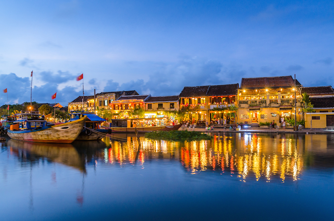 The historic town of Hoi An is a UNESCO world heritage site
