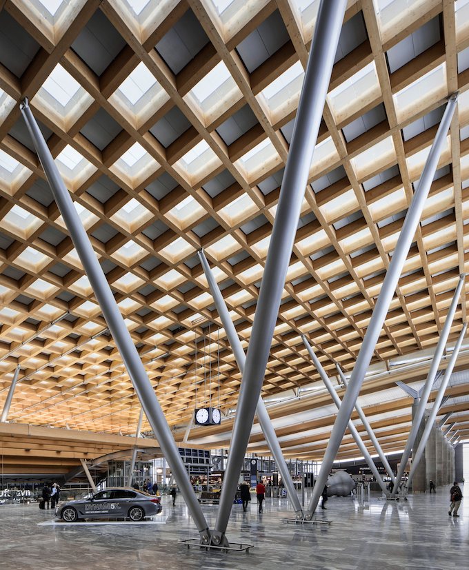 The new development enhances the airport’s distinctive architecture. Credit: Ivan Brodey