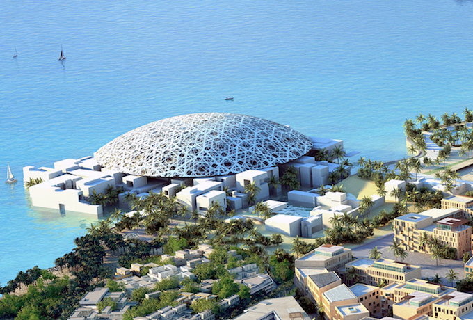 The stunning Louvre-Abu Dhabi has been designed by architect Jean-Nouvel