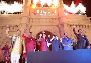 The opening of Bollywood Parks Dubai