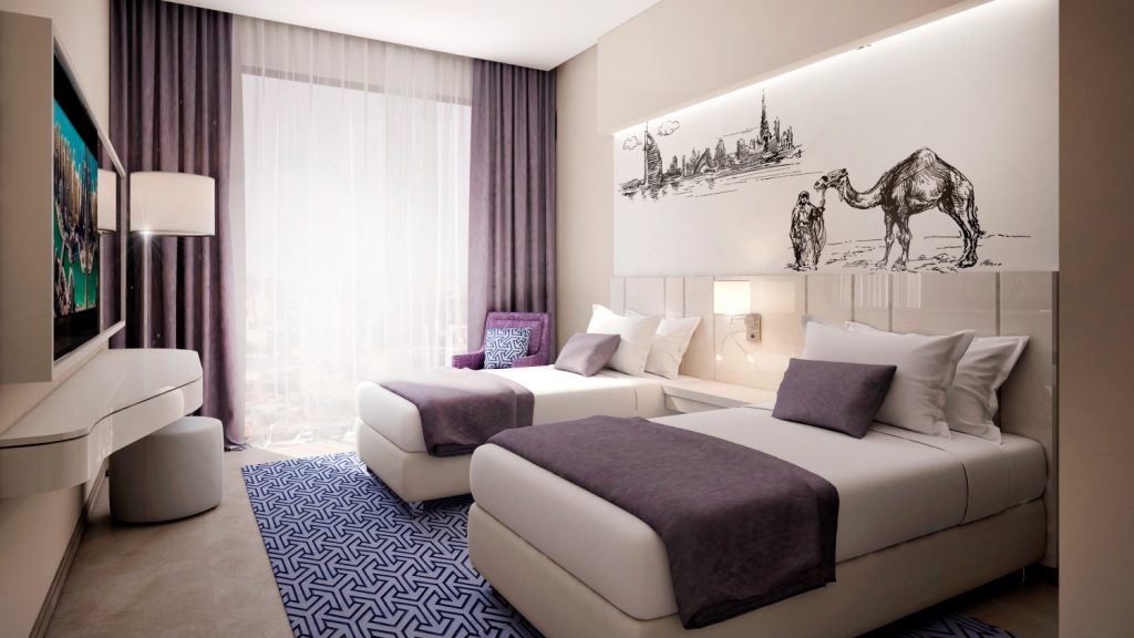 Room at the new Mercure Dubai Barsha Heights Hotel Suites & Apartments