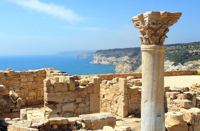 An early Christian Basilica at Kourion, one of Cyprus’s many tourist attractions