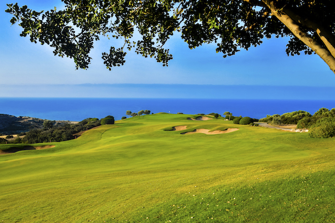 The golf course at Aphrodite Hills Resort